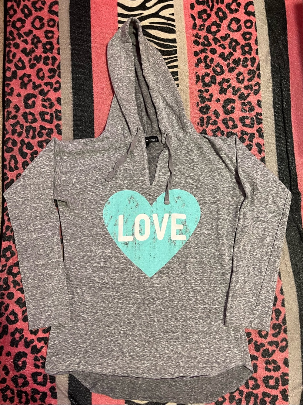 Vintage Derek Heart LOVE pullover hoodie
